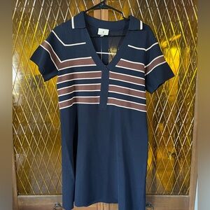 Tuckernuck Midnight Cacao Wright Polo Dress Size M